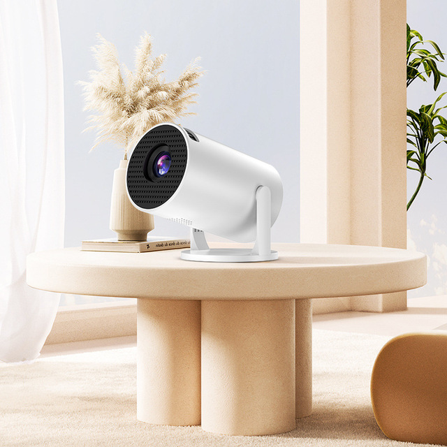 HY300mini Projector LED Android 11 Wireless Screen Mirroring HD 1080P Home Theater Cannon Y200 Built-in Battery Portable
