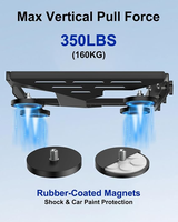 Wohnmobil-/Camper-Dachbefestigungsmagnet Neodym M6 M8 Gewindehalterung Kamerahalterung Gummibeschichteter Magnet mit Außenschraube