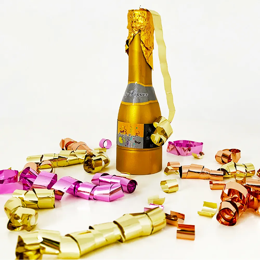 Mini sampanye Confetti pesta Poppers pernikahan dan Tahun Baru pesta Poppers