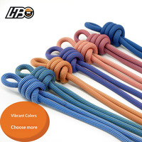 Corde statique HBC 10,5 mm certifiée CE UIAA, corde d'escalade, corde de sécurité pour l'escalade, nylon, résistance à la rupture de 2640 kg, 100-200 kg