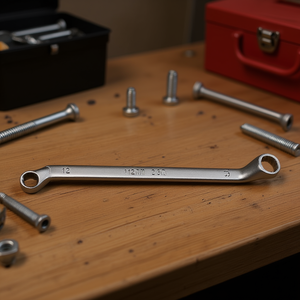 Double Head Ratchet Wrench 12mm <b>13mm</b> Metric Combination <b>Spanner</b> Tool - Product Image 3