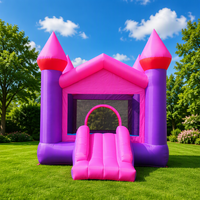 Château gonflable écologique commercial pour enfants, château de saut extérieur avec garantie de 3 ans