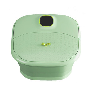 Vasca Pieghevole per Pediluvio ad Uso Domestico con Massaggio Automatico Controllato a Distanza, Spa per Piedi Portatile con Riscaldamento Termostatico - Product Image 1