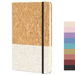 Cuadernos Minimalistas 2025 con Cubierta de Corcho y Lino Fusionados, Diseñados para Notas Diarias y Recordatorios Rápidos - Product Image 5