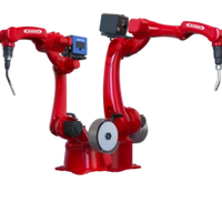 Sistema de Robot de Soldadura Industrial de 6 Ejes, Alta Repetibilidad, Compatible con Posicionadores y Rieles Lineales