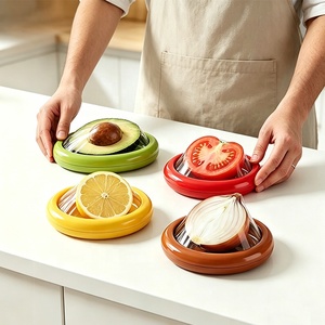 Contenitore Multifunzione per Avocado, Cipolle, Limoni, Pomodori e Frutta con Pellicola Sigillante per Conservazione Alimenti Freschi - Product Image 2