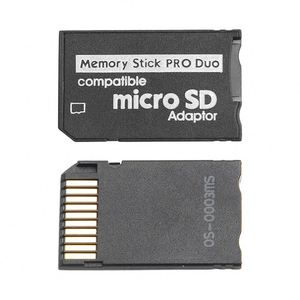 Nouvel adaptateur convertisseur en plastique X516-1 PSP pour carte mémoire SDHC TF vers MS Memory Stick Pro Duo pour PSP 1000/2000/3000 - Product Image 2
