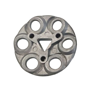 Alu. Disque à doigts <span class=keywords><strong>6</strong></span> trous H droit/gauche pour machine à éplucher la plume de volaille, poulet et poulet de chair, pour ligne de traitement d'abattage - Product Image 3