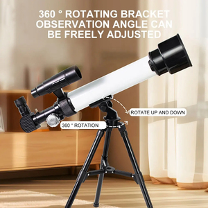 Télescope astronomique pour enfants, télescope astronomique portable en plastique, jouet télescope réfracteur avec trépied - Product Image 2