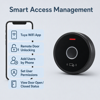 Lecteur d'empreintes digitales sans fil Tuya WiFi en métal étanche, 100 empreintes digitales, 10 000 enregistrements de cartes et de mots de passe, sécurité Wiegand entrée/sortie