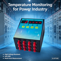 Capteur de Température Optique Passif 3mm pour Surveillance d'Armoire, de -50°C à 300°C, Alarme Relais, Moniteur Thermique sur Rail DIN