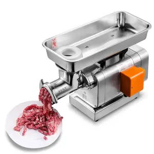 Commercial pro frozen meat grinders best butcher 2hp heavy duty mincer electric commercial meat processing 22 mincers for sale