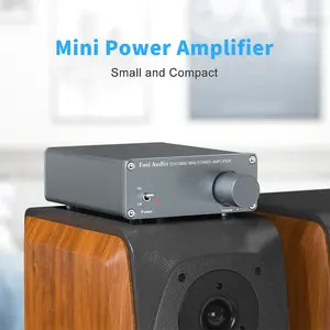 Fosi Audio TDA7498E 2-Kanal Stereo-Audio-Verstärker Empfänger Mini Hi-Fi Klasse D Integrierter Verstärker für Heimlautsprecher 160 W × 2