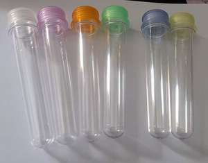 28mm Caliber <span class=keywords><strong>PET</strong></span> Test Tube Garrafa com tampa de alumínio de alta qualidade Premium Looking embalagem Jar com várias opções Cap - Product Image 3