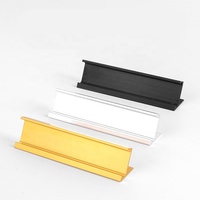 Présentoir de prix, support de comptoir, étiquette de prix réglable, base en aluminium pour bijoux, affichage de prix en dollars, kit de blocs de cubes pour magasin de détail
