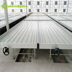 Hydroponic Flood Table 4X8 Complete Hydroponic Grow Table Flood Table Greenhouse Bench Ebb Flow Tray Hydroponic System