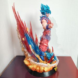 45cm Burst Gas Son Goku Modelo figura colección juguetes estatuilla estatuas regalos PVC Anime figuras de acción para niños - Product Image 2