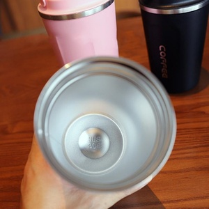 Custom Logo 316 Stainless Steel Vacuum Insulated Travel Mug Reusable Coffee <b>Cup</b> for Office Home - Product Image 3