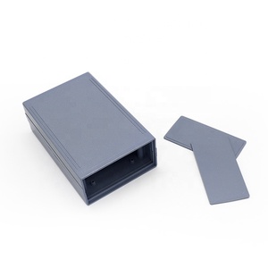 Light Gray Abs <b>Plastic</b> Electronic Desktop <b>Enclosure</b> - Product Image 1