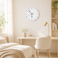 Movimiento de Reloj de Cuarzo Silencioso de 31.5mm con 2 Juegos de Manecillas, Repuestos para Reparación de Relojes de Pared y Fabricación de Relojes DIY
