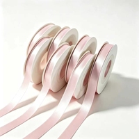 Pita Satin Warna Pastel Macaron Modis untuk Dekorasi Pesta Valentine Grosir 1-1/2''