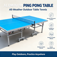 Table de ping-pong pliable en aluminium