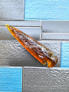 Pointes de flèche en verre de citrine orange taillées à la main de haute qualité - Pointes de lance en cristal, décoration en pierres précieuses, collection spirituelle - Product Image 4