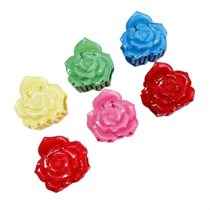 Pinza de Pelo con Diseño de Rosa de 8 cm, Accesorio de Moda para el Cabello para Mujer - Product Image 1