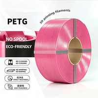 Filamen Printer 3D YUGMCOCE PETG+ Kecepatan Tinggi Diameter 1.75mm |   Pencetakan 400mm/dtk 1kg Tanpa Gulungan (2.2lbs) Akurasi Dimensi
