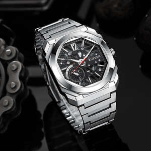 นาฬิกาข้อมือผู้ชายสปอร์ตหรูหรา รุ่นใหม่ ปี 2025  ระบบควอตซ์  แสดงวันที่อัตโนมัติ  กลไกจงเซิง  เหมาะสำหรับธุรกิจและพักผ่อน - Product Image 4