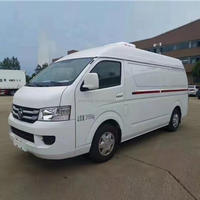 FOTON View G7 4*2 LHD Toit Haut Manuelle Propulsion Arrière Fourgon Réfrigéré pour le Transport de Produits Surgelés, Livraison de Produits Pharmaceutiques en Chaîne du Froid