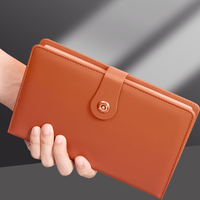Dossier de rangement en cuir multicolore personnalisé en gros pour carte Collection de notes de facture Taille B5 Style magnétique étanche