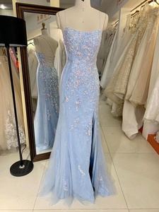 <span class=keywords><strong>ชุด</strong></span><span class=keywords><strong>ราตรี</strong></span>ทรงเมอร์เมดปักลายลูกไม้ 3 มิติ สีม่วงไลแลค แขนกุด ผูกเชือกด้านหลัง ผ่าสูง ทรงเข้ารูป สำหรับงานพรอม ต้อนรับปีใหม่ 2026 - Product Image 5