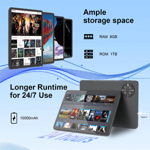 C idea 10-Inch Android <b>Tablet</b> PC 8GB+1TB Quad Core 10000 mAh Long Standby Business New for Adult-CM8800 Plus - Product Image 3