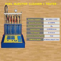 Machine automatique AC220V nouvelle génération pour le nettoyage et le test des injecteurs GDI 4/6 cylindres