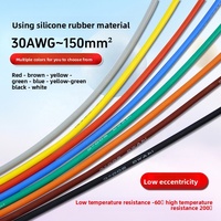 Venta Directa de Fábrica de Cable de Silicona Ultraflexible de 16/18AWG para Baterías de Litio, Línea de Control Remoto para Modelos 200 ° Cable en Forma de C