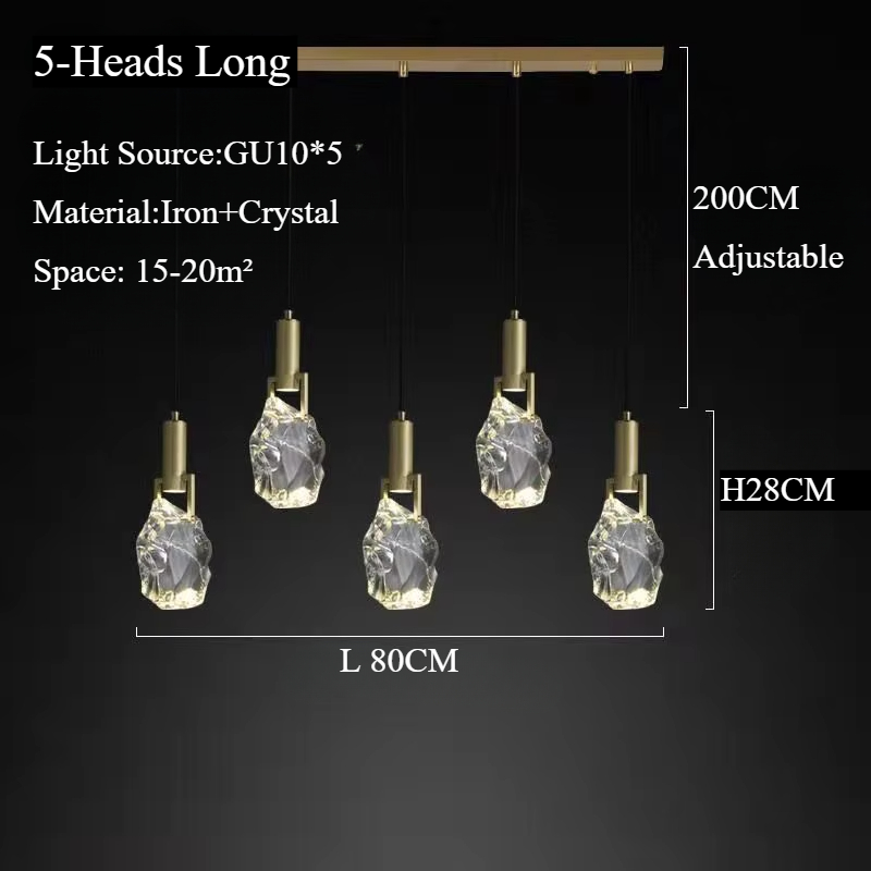 Gold-5heads long disc