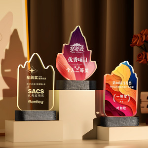 Trofeo de cristal brillante personalizado Shenghetong con logotipo, premio personalizado para eventos y regalos - Product Image 3