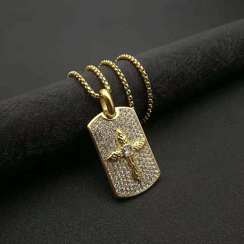 Gold single pendant