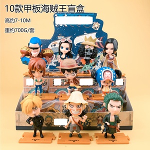 ฟิกเกอร์อนิเมะสไตล์กิโมโนแบบกล่องสุ่ม 10 ชิ้น ดีไซน์แบบดั้งเดิมของญี่ปุ่น พร้อมฟิกเกอร์จิ๋ว ลูฟี่ โซโล นามิ สำหรับสะสมหรือเป็นของขวัญ - Product Image 3