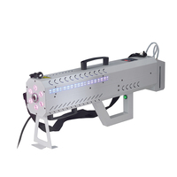 Pistolet à fumée LED sans fil 1500W alimenté par courant alternatif avec télécommande, portable pour DJ mobile, soirées et événements