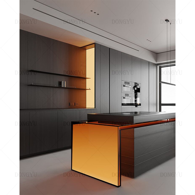 Modern Smart Kitchen Designs Luxury New Customized Color Design Complete Kitchen Cabinets for Villa
