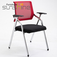 Chaise de formation pliante de bureau moderne de haute qualité Sunshine HL-626 avec tableau d'écriture et petite table à roulettes pour