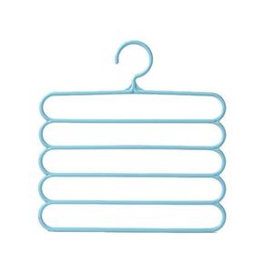Multi Layer Swing Pant Rack 5 Tier Vertical <b>Storage</b> Space Saving Hanger For <b>Clothes</b> Wardrobe Organization - Product Image 5