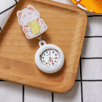 Jam Tangan Fashion Wanita Desain Mini Gerakan Kuarsa Casing Paduan Baja Tahan Karat Tidak Tahan Air Kecil Portabel untuk Kerja Perawat Dinding Perak