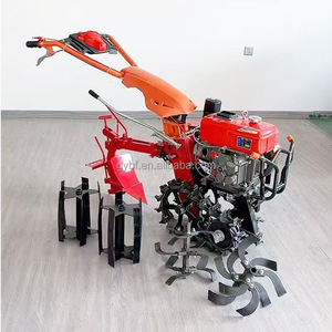 Cultivateurs Mini motoculteur Machine de labour Motoculteur avec 5 outils Moteur diesel agricole - Product Image 4