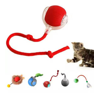 Venta caliente auto-móvil inteligente interactivo láser gato pelota de juguete estilo deportivo con diferentes colores - Product Image 2