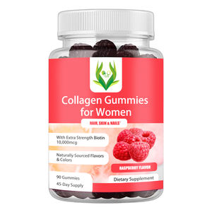 Gomitas de Biotina y Colágeno Extra Fuertes para Mujeres, Gomitas con Colágeno de Pescado, Biotina para el Cabello, la Piel y las Uñas, Gomitas de Belleza - Product Image 1