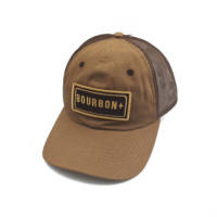 Gorra de Malla de Alta Calidad Hecha en Fábrica, de Algodón, Personalizable con Etiquetas Tejidas y Tiras en Relieve, Admite Impresión de Logotipo