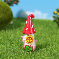 Rumah Jamur Miniatur Lanskap Kastil Kecil Model Kerajinan Resin Tahan Lama Ornamen Taman Peri Pot Sukulen Lumut Natal